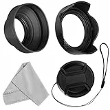 55mm Gegenlichtblende Set für Nikon D3400 D3500 D5500 D5600 D7500 AF-P DX NIKKOR 18-55mm f/3.5-5.6G VR