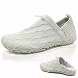 WateLves Barfußschuhe Damen Herren Zehenschuhe Traillaufschuhe Weich Hausschuhe Bequem Barfussschuhe Fitnessschuhe Männer Frauen Trainingsschuhe für Joggen Wandern Minimalistische (097Beige,39EU)