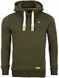 riverso Hoodie Herren Regular Fit RIVLinus Kapuzenpullover Pullover Sweatshirt Streetwear Grün 4XL, Größe:4XL, Farbe:Ivy Green