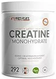 Creatin Monohydrat Pulver 1kg / 1000g reines Kreatin Monohydrat in mikronisierter Qualität - Creatine-Monohydrate optimal hochdosiert mit 3000 mg Kreatin pro Portion - 100% vegan - Vorrat für 292 Tage