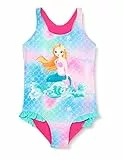 Playshoes UV-Schutz Badeanzug Mädchen Schwimmanzug Badebekleidung, Meerjungfrau, 122/128