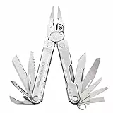 Leatherman Rebar Multi-Tool - 17 Werkzeuge für Heimwerker und Camping - Schwarzer Edelstahl - Silber