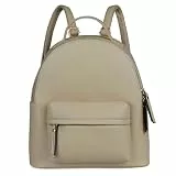bugatti Mare 3.0 Damen-Rucksack aus Kunstleder, leichter Daypack für den Alltag & auf Reisen, beige