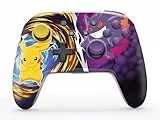 Verbesserter kabelloser Controller von PowerA für Nintendo Switch - Pikachu vs. Gengar, Nintendo Switch OLED-Modell, Nintendo Switch Lite, Gamepad, Spiele-Controller, Bluetooth-Controller