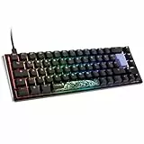 Ducky One 3 Classic Mechanische Tastatur - Mechanical Keyboard - Tastatur Gaming Mechanisch - Gaming Keyboard Mechanical - Mechanische Gaming Tastatur - SF-Format 65% - MX-Silent-Red