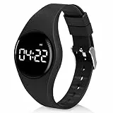 LEBEXY Schrittzähler Uhr Einfach Pedometer Ohne Bluetooth/Ohne App/Ohne Handy Fitness Armband Tracker Zum Joggen Gehen Laufen für Damen Herren Fitnessuhr für Schwimmen Sauna