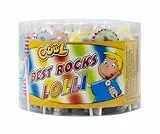 COOL Best Rocks handgefertigte, hübsche Lollis 80 Stück x 10 g, 1er Pack (1 x 800 g) mit 80 Lollis