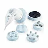 InnovaGoods® Vibrationsmassagegerät mit Infrarot-Technologie 5 in 1 CellyRed, reduziert Cellulite und strafft die Haut. Mit 5 auswechselbaren Aufsätzen.