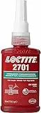 LOCTITE Schraubensicherung 2701, niedrigviskoser Schraubenkleber für die Sicherung von Schrauben, hochfestes Schraubensicherungsmittel für Gewinde aus Metall, vibrationsbeständig & flüssig, 1x50ml