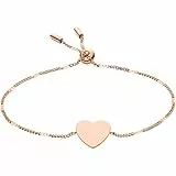 Fossil Armband Für Frauen Classics, Min.Innere Länge:165mm Rose Gold Edelstahl Armband, JF02965791