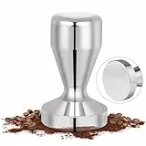 Vicloon Premium Qualität 51mm Edelstahl Kaffee Tamper, Solid Heavy, Barista Style