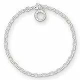 Thomas Sabo Damen Charm-Armband Classic Charm Club 925 Sterling Silber X0163-001-12,15,50 cm