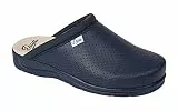 Dian Pisa Clog aus technischer Mikrofaser, D'Cover Oeko-Tex, perforiert, SRA+E+OB, Blau, Größe 34