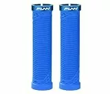Funn Hilt MTB Lenkergriffe mit einfachem Verriegelungssystem, leicht und ergonomisch, mit einem Innendurchmesser von 22 mm, einzigartige Fahrradlenkergriffe mit Muster (Blau)