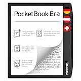 PocketBook e-Book Reader Era (16 GB Speicher, 17.8 cm (7 Zoll) E-Ink Carta 1200 Touchscreen, SMARTlight Hintergrundbeleuchtung, Wi-Fi, Bluetooth) Stardust Silver