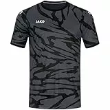 JAKO Herren Trikot Animal (Kurzarm), Anthrazit/Schwarz, L