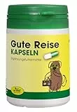 cdVet Gute Reise 30 Kapseln für Hunde | Zur ernährungsbedingten Unterstützung bei Übelkeit und Unwohlsein auf Reisen