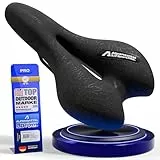 ALPENSATTEL® Ergonomischer Fahrradsattel Sport PRO [3D Memory Foam] - Fahrrad Sattel für Damen & Herren - Atmungsaktives Material für ideale Druckverteilung - Universelle Sattelhaltung für jedes Rad