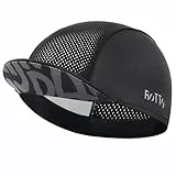 ROTTO Fahrradmütze für den Sommer Leichtgewichtige kühlende Helmkappen mit Sonnenschirm Visor Radsportmütze Atmungsaktiv Schweißabsorbierend