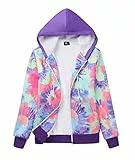 igeekwell Damen Fleecejacke Hoodie Warmes Oberteil Herbst-Winter-Sweatshirt mit Reißverschluss, Kapuze mit Fleecefutter, dick, warme Basic-Kapuzenjacke