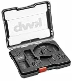 kwb Multitool-Zubehör im 4-teiligen Set, CV Tauch 28 mm, Bi-Metall Tauchsäge-Blatt Ø 22 mm, HCS Sägeblatt Ø 87 mm inkl. Schaber hart, 52 mm breit