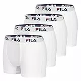 FILA Herren Fi/1bcx4/Fu5016 Retroshorts, Wh, L (4er Pack)