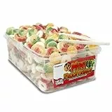 Capico Mini Fruchtringe gezuckertes Fruchtgummi (1000g) in Dose, Halal