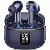 Motost Bluetooth 5.3 Kopfhörer, HD Mic Stereo HiFi, 2025 Wireless In-Ear Kopfhörer 40H LED Display Kopfhörer Sport IP7 Wasserdicht Touch Control, Kabellose Kopfhörer für Android/iOS