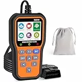 OBD2 Diagnosegerät, Auto Diagnosegerät OBD-II Diagnosewerkzeuge Fehlerspeicher Auslesen mit DTC-Definition, 13 Sprachen, Spannungserkennung und -überwachung, KFZ-Fehlercode-Lesegerät
