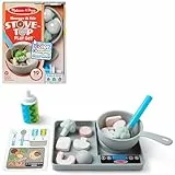 Melissa & Doug Water WOW Koch Spielset - 19-teiliges Set mit Herd, Zubehör und Spiellebensmitteln mit Farbwechseleffekt für realistisches Rollenspiel, für Kinder ab 3 Jahren