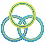 3 Stück Frisbee Ring Wurfringe 25 cm, Flying Ring Wurfring Geeignet für das Training von Hunden, Frisbee Scheibe als Familienaktivität im Freien, Flugscheibe für Pool Strand Hinterhof Familie Spaß