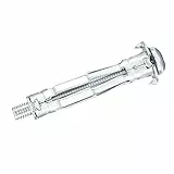 FOREVTL Metall-Hohlraumdübel Acrobat M6 x 52 mm verzinkt, für Befestigungen in Gipskartonplatten, 15 Stück