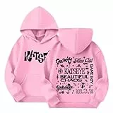 BOSSETY K-Katseye 2025 Fan Support Merch Hoodie Damen Pullover Sweatshirt mit Mode Koreanischer Stil für Fans Entworfen Lässiger Harajuku Streetwear für Jungen Mädchen 2-14 Jahre