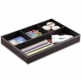 KINGFOM™ Leder Stiftablagen (Braun)
