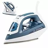 Bügeleisen, Dampfbügeleisen 2400W KabellosesBügeleisen Powersteam Ultra Keramik-Bügelsohle, Selbstreinigungs- & Sprühwasserfunktion, Tropfstopp, Dampfbügeleisen Automatische Abschaltung (Blau2)