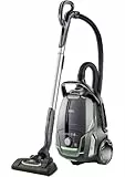 AEG Staubsauger mit Beutel, 70% Recyclingmaterial, inkl. Zusatzdüsen, 12 m, 850 Watt, nur 65 dB(A), 5 l Staubbeutelvolumen, Waschbarer Filter, Neue Technische Version, schwarzgrün, VX9-2-ÖKO