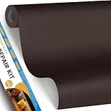 YAFLC kunstleder selbstklebend Dunkelbraun, 40 x 80cm leder patch selbstklebend, kunstleder reparaturset für couch Sofa Autositz Möbel Leder Reparatur Jacken und Renovierung