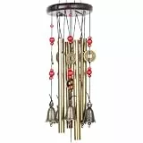Windspiel-Glocke, chinesische Metallglocke, Feng Shui, Glücksbringer Heimdekoration
