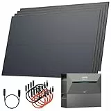 Solarway® All In One Balkonkraftwerk mit Speicher 2000W komplett Steckdose - 3,2 kWh Anker Solix 2 PRO Speicher - Solaranlage Komplettset - 500W Solarmodule & Anker Speicher & Zubehör