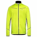GORE WEAR Herren R3 Partial Gore-tex Infinium™ Jacke, Neon Yellow/Black, XL EU