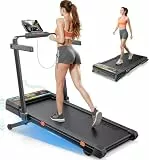 laufband für Zuhause mit Neigung, 6 IN 1 Walking Pad mit 0~15% Automatischer Steigung, 3.0HP Klappbar Laufband für Zuhause & Büro mit Lautsprecher,Bis 136kg Belastbar