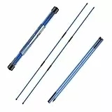 flintronic Golf Alignment Sticks, 2 Stück Klappbar Golfübungsstangen mit Durchsichtigem Aufbewahrungsrohr, Alignment Übungsstangen Schwunghilfe Golfübungsgerät Richtungsanzeige zum Zielen Putten, Blau