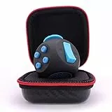 PILPOC theFube Fidget Toy - Premium Qualität Fidget Cube mit exklusiver Schutzhülle, Anti Stress Spielzeug für ADHS, Schwarz & Blau