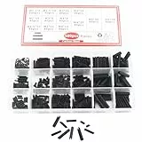 AOMIKITSTU Spannstifte 580 Stück, M1.5-M6 Spannstift, Spannstift Sortiment, Spannfeder Edelstahl, Spannstift Hohlsplinte Sortiment Set, Klappsplinte, Hohl Federstifte, Hohlsplint Manganstahl