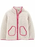 Simple Joys by Carter's Baby Mädchen Sherpa-Jacke, Rosa/Beige, 12 Monate