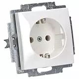 Busch-Jaeger 20 EUC-914 SCHUKO® Steckdosen-Einsatz (Thermoplast) Alpinweiß Busch-balance® SI 2CKA002011A6232
