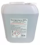Schleicher's 10kg Essigsäure 80% LEBENSMITTELQUALITÄT E 2 60