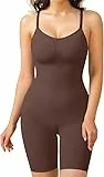 Ovnshery Body Shaper damen Bauchweg, Shapewear Damen Nahtlos Overall-Shorts Abnehmen Shaping Bodysuit