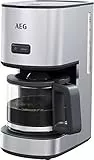 AEG CM4-1-4ST Kaffeemaschine / 1,5 l Glaskanne / 12 Tassen / Warmhaltefunktion / Geschmack, Aroma wählbar / Anti-Tropf Ventil / entnehmbarer Filterkorb / Sicherheitsabschaltung / gebürstetes Edelstahl