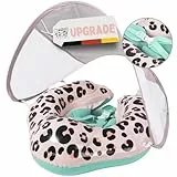 EDWEKIN® Premium Baby Schwimmring Leoni mit UV-Dach (UPF 50+) | TÜV geprüft | Idealer Baby Float für 6–36 Monate | Stilvoll, sicher & bequem – der niedlichste Schwimmreifen für Kinder